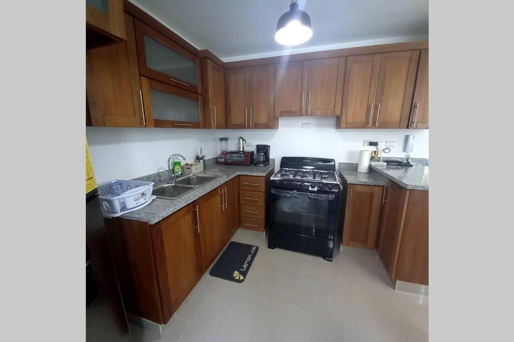 Confortable Apartamento De 3 Tres Habitaciones, Con Hermosa Vista De Area Verde, Ademas De Piscinas Y Juegos Infantiles En Area Recreativa Сантьяго-де-лос-Кабальерос Экстерьер фото